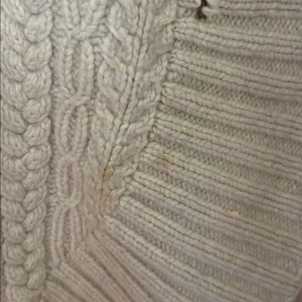 TSE Cream Cable Knit Cardigan - Picture 12 of 12